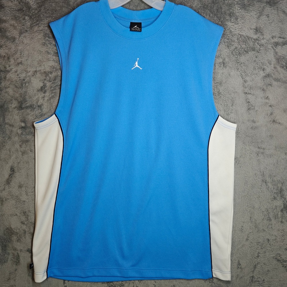 Vintage 2006 Nike Air Jordan Center Jumpman Mesh Jersey Shirt Men XXL Basketball